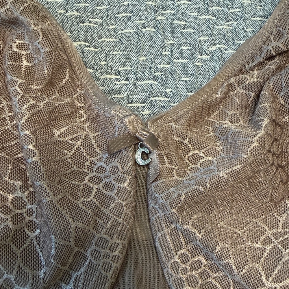 Chantelle Lace Bra in Tan/Brown - Picture 2 of 6